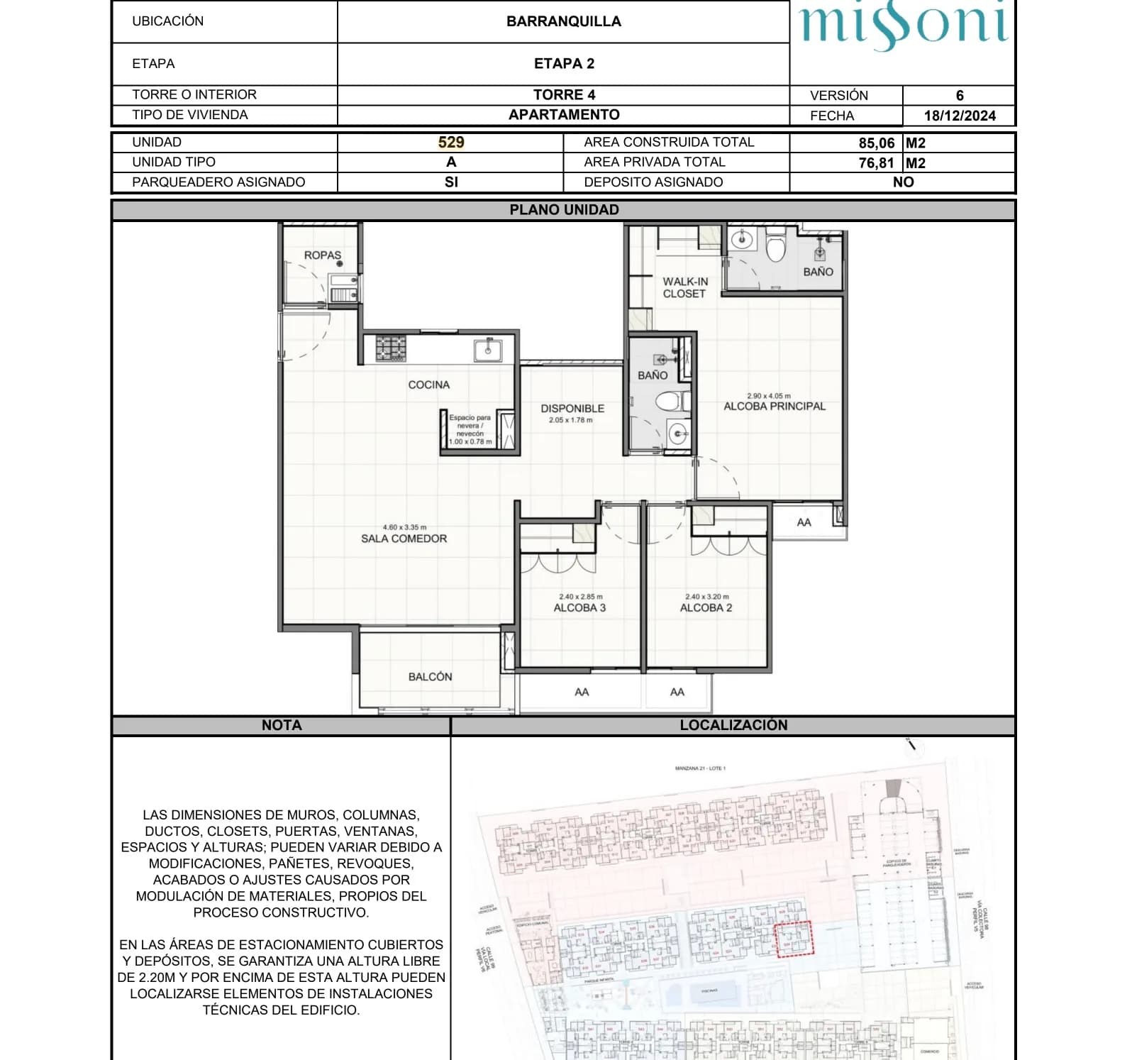 En venta Rio Alto Missoni Etapa II estrenar - Imagen 5